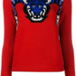 Tiger strik sweater trøje