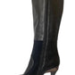  BCBGMAXAZRIAEmily Black Leather Buckles Boots - Runway Catalog