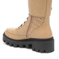  GucciFrances Leather Combat Boots - Runway Catalog