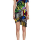  VersaceMega Mix Print Fringe Mini Dress - Runway Catalog