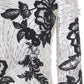  Naeem KhanNaeem Khan Beaded Contrast Floral Long Sleeve Dress - Runway Catalog