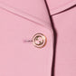  GucciPink Silk and Wool Blazer Jacket - Runway Catalog