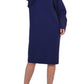 AlaïaPurple Wool Midi Dolman Long Sleeve Dress - Runway Catalog