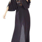  BCBGMAXAZRIARayah Sequin Embroidered Draped Gown - Runway Catalog