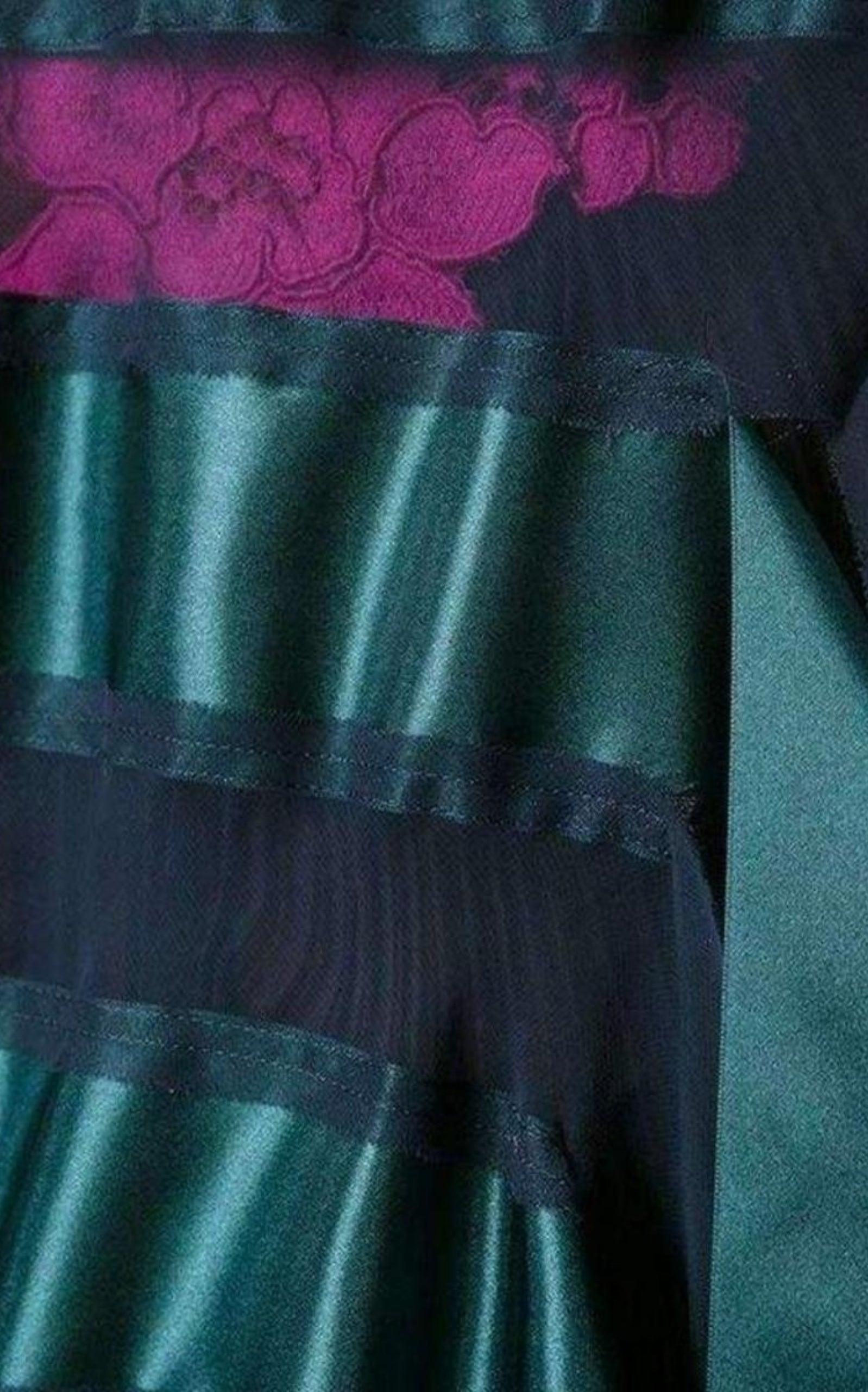  SacaiTransparent Stripe Panel Dress - Runway Catalog