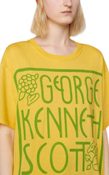  GucciX Ken Scott-Print Cotton T-Shirt - Runway Catalog