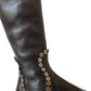 Over Knee Studded Flat Boots Alaïa