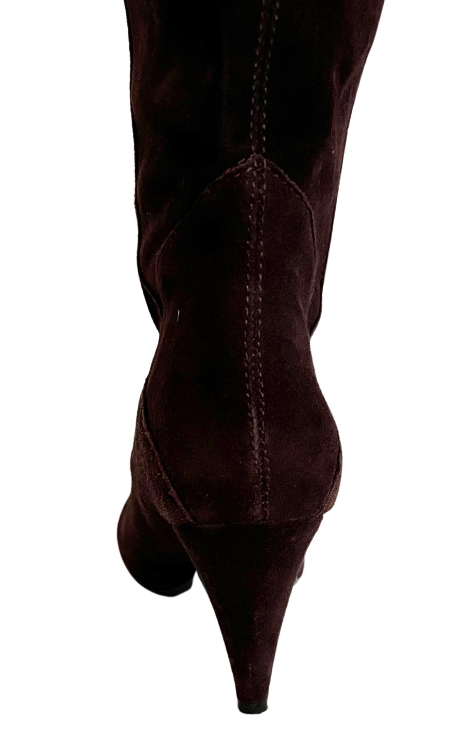 Knee High Brown Suede Boots ALDO