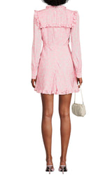 Butterfly Jacquard Silk Mini Dress Alessandra Rich