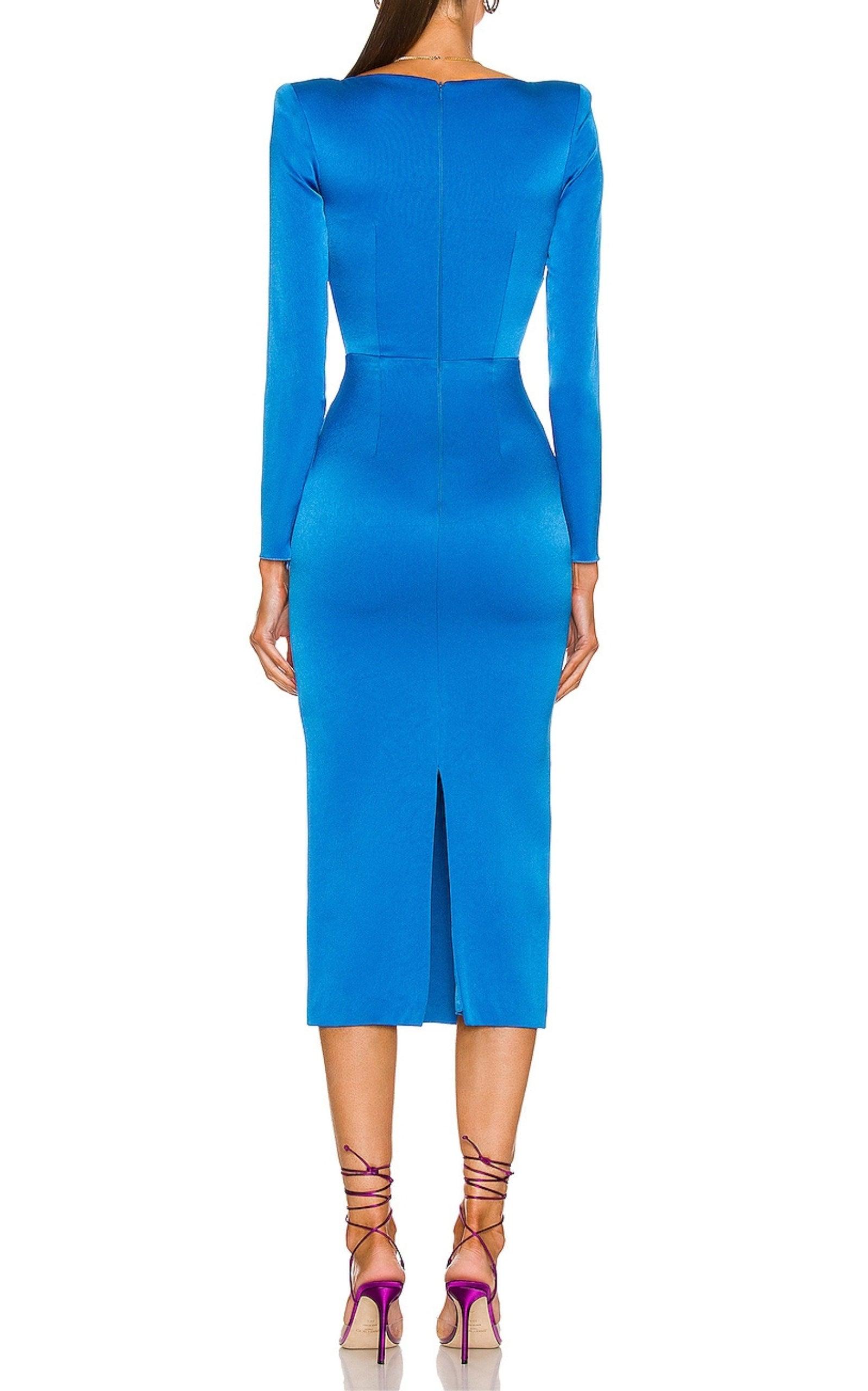 Banon Sweetheart Midi Dress Alex Perry