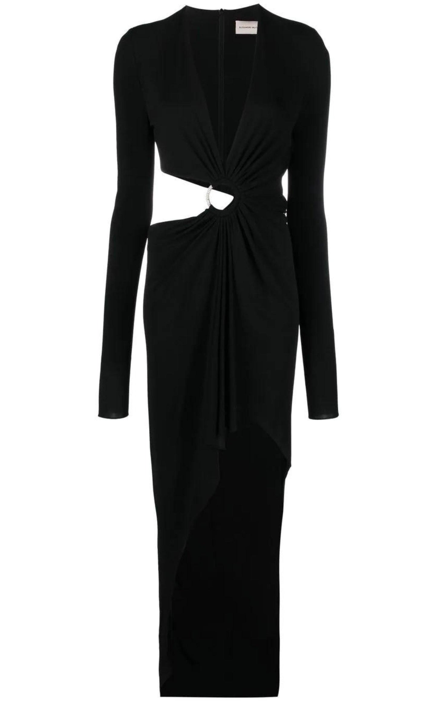 Hoop-detail Cut-out Asymmetric Dress Alexandre Vauthier