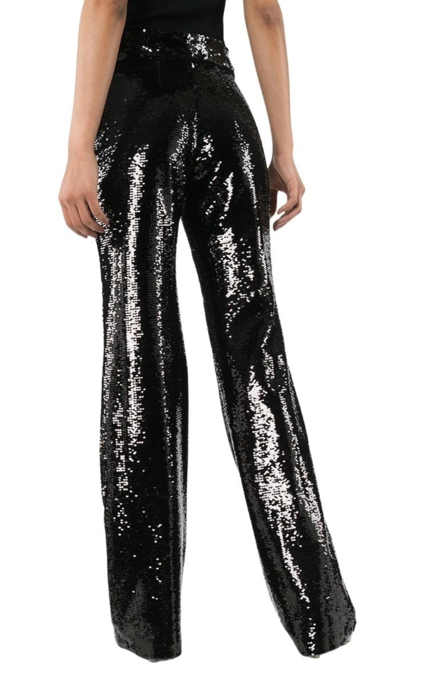 Sequinned Straight Leg Pants Alexandre Vauthier