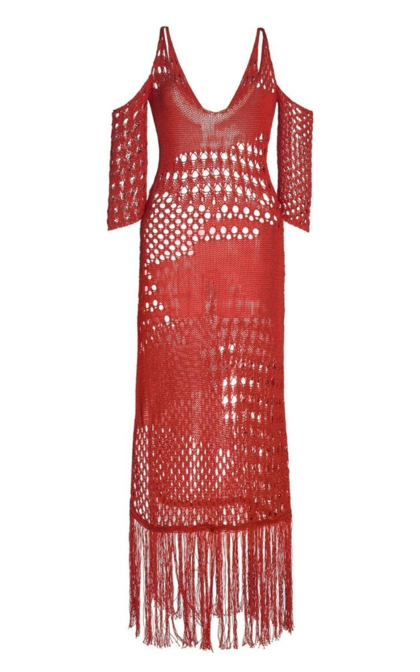 Octavia Crochet Knit Dress Altuzarra