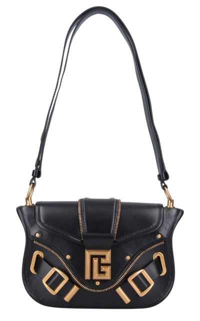 Blaze Leather Shoulder Bag Balmain