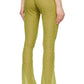 Balmain Semi-sheer Monogram Pattern Flared Pants