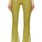 Balmain Semi-sheer Monogram Pattern Flared Pants