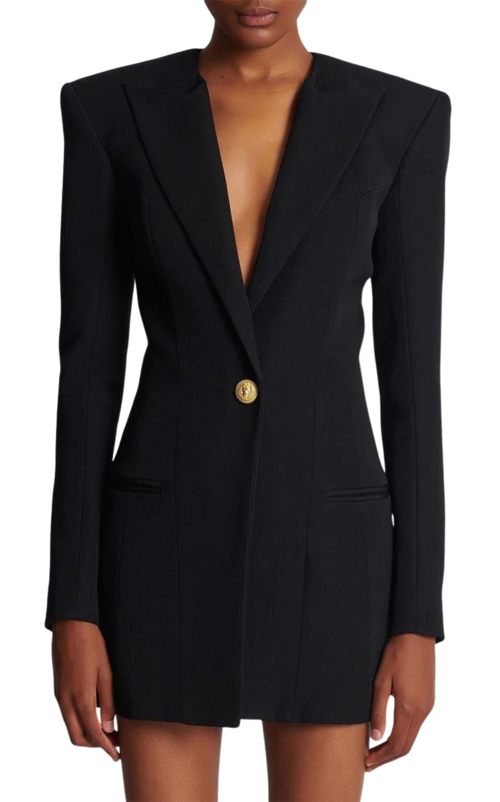 Single-breasted Blazer Dress Balmain