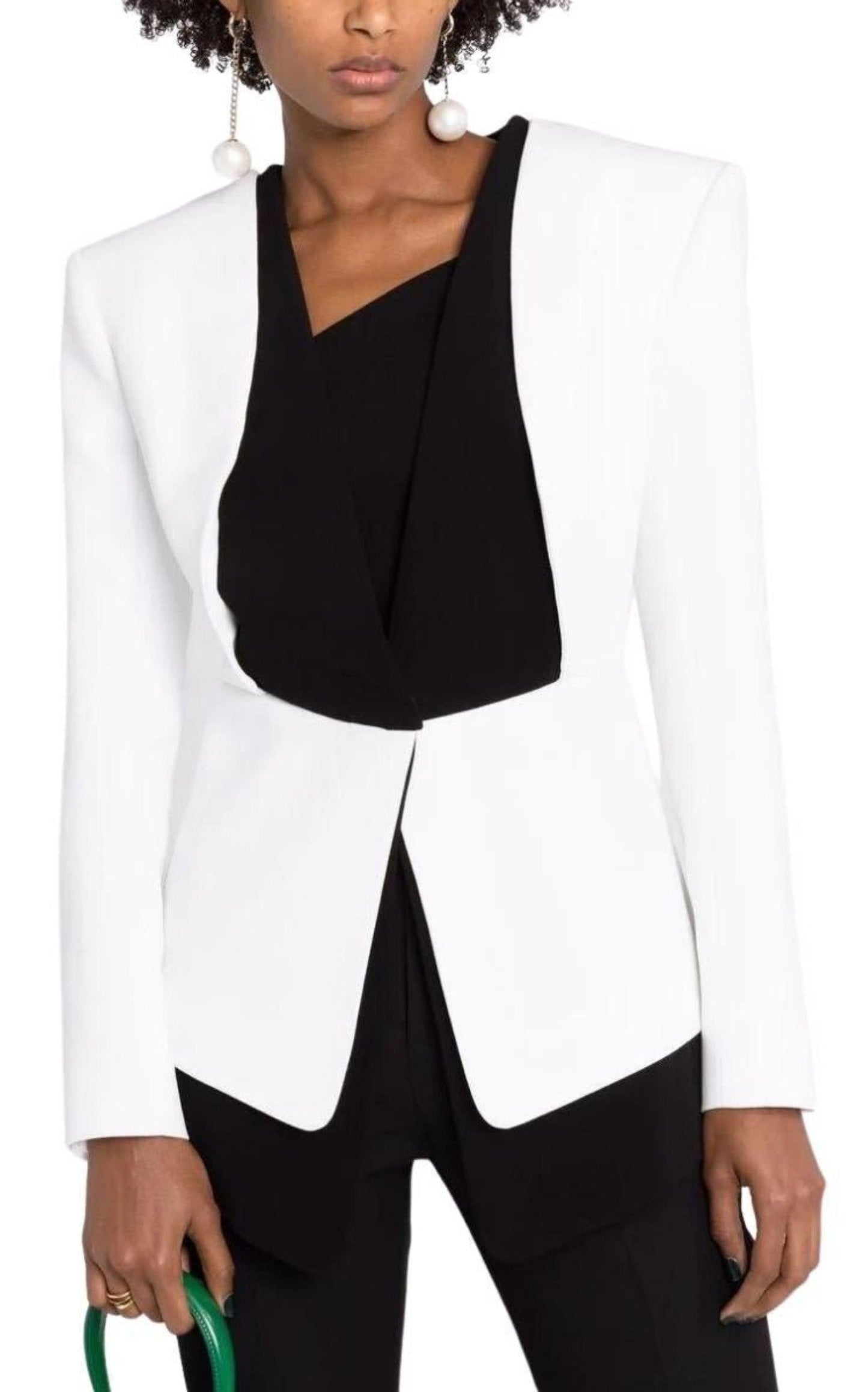 Two-tone Crepe Blazer Balmain