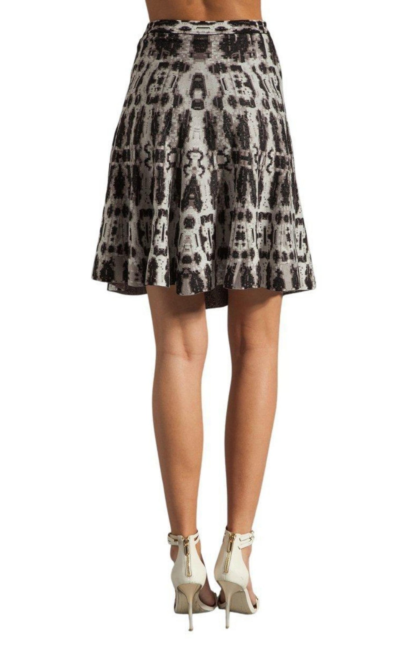 A-line Silk Blend Skirt BCBGMAXAZRIA