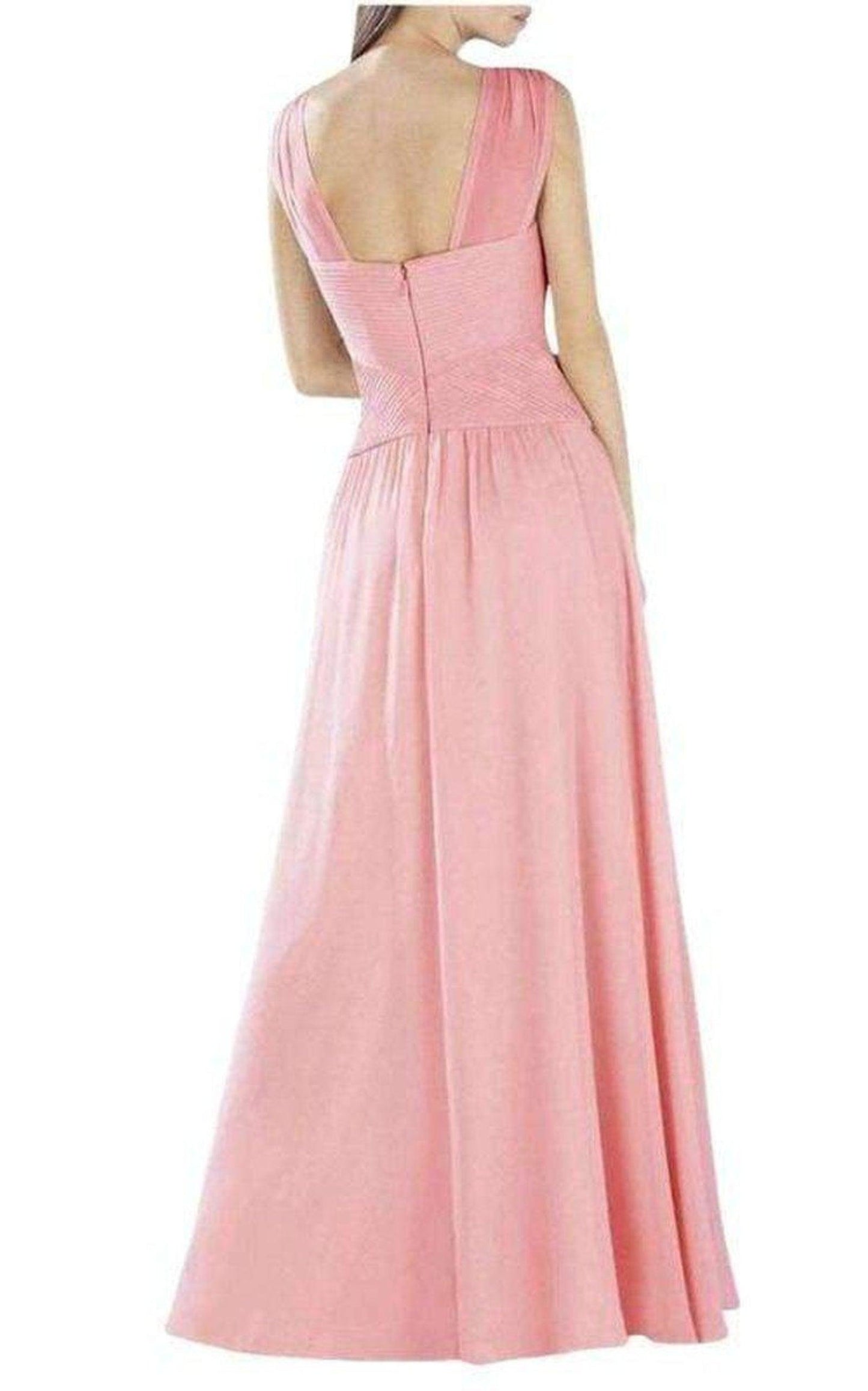 Astella Sleeveless Shirred Gown BCBGMAXAZRIA