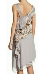 Asymmetrical Silk Dress BCBGMAXAZRIA