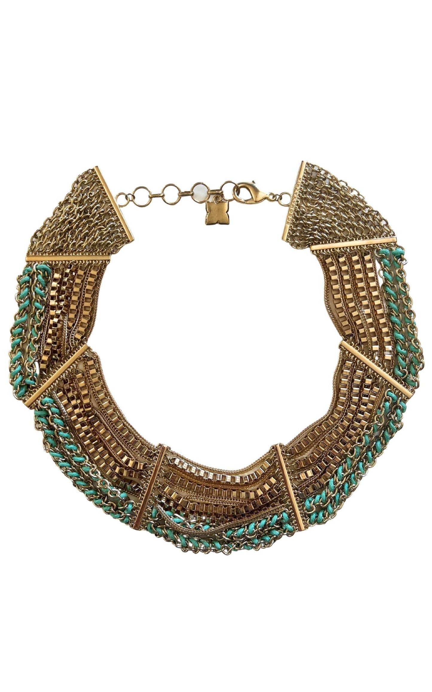 Chain and Cord Necklace BCBGMAXAZRIA