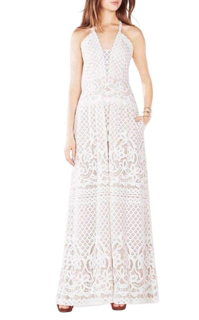 Christel Floral Lace Gown BCBGMAXAZRIA