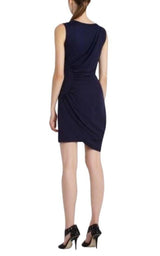 Draped Side Zipper Dress BCBGMAXAZRIA