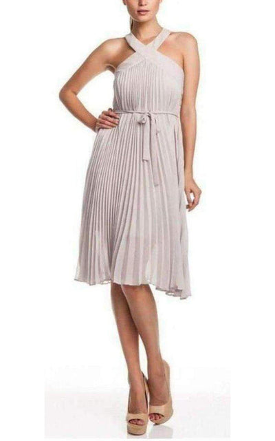 Eloise Pleated Cocktail Dress BCBGMAXAZRIA