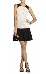 Kaley Sleeveless Lace Top BCBGMAXAZRIA