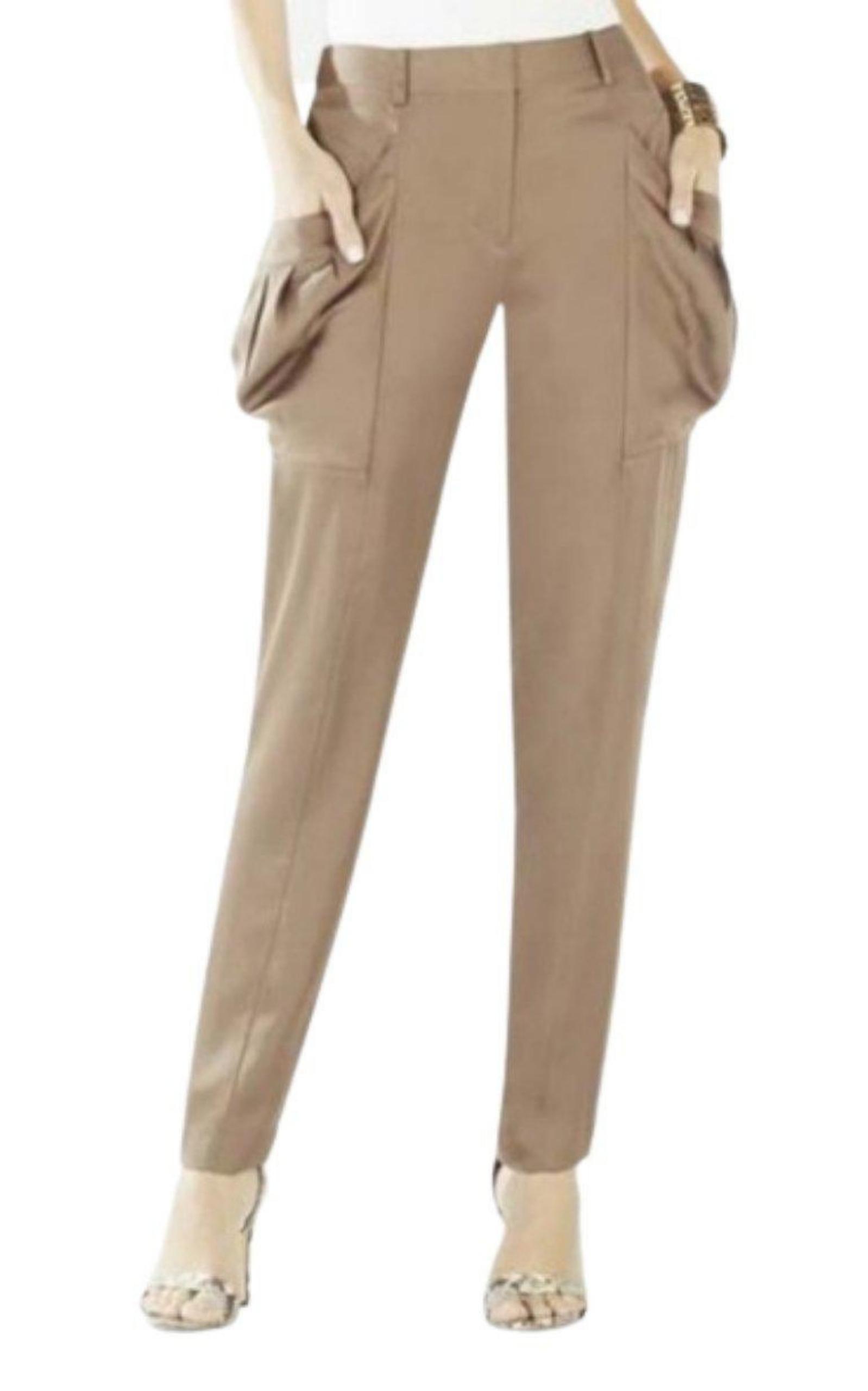 Keith Draped Pockets Pants BCBGMAXAZRIA