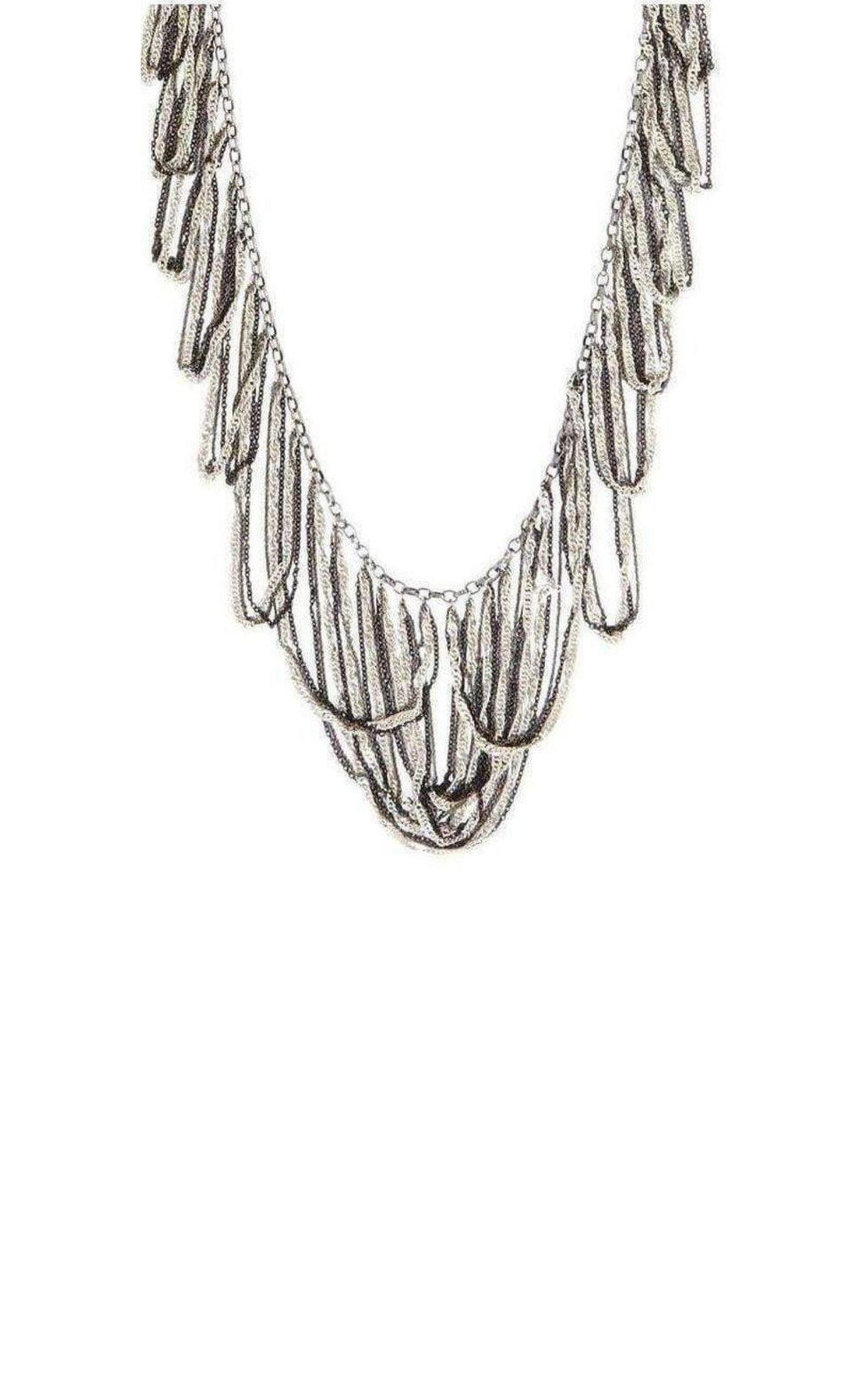 Looped Chained Necklace BCBGMAXAZRIA