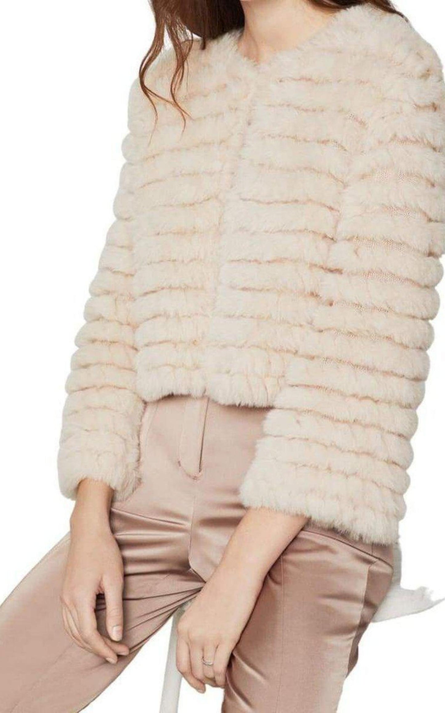 Sophiana Faux Fur Jacket BCBGMAXAZRIA