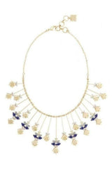 Square Stone Sunburst Necklace BCBGMAXAZRIA