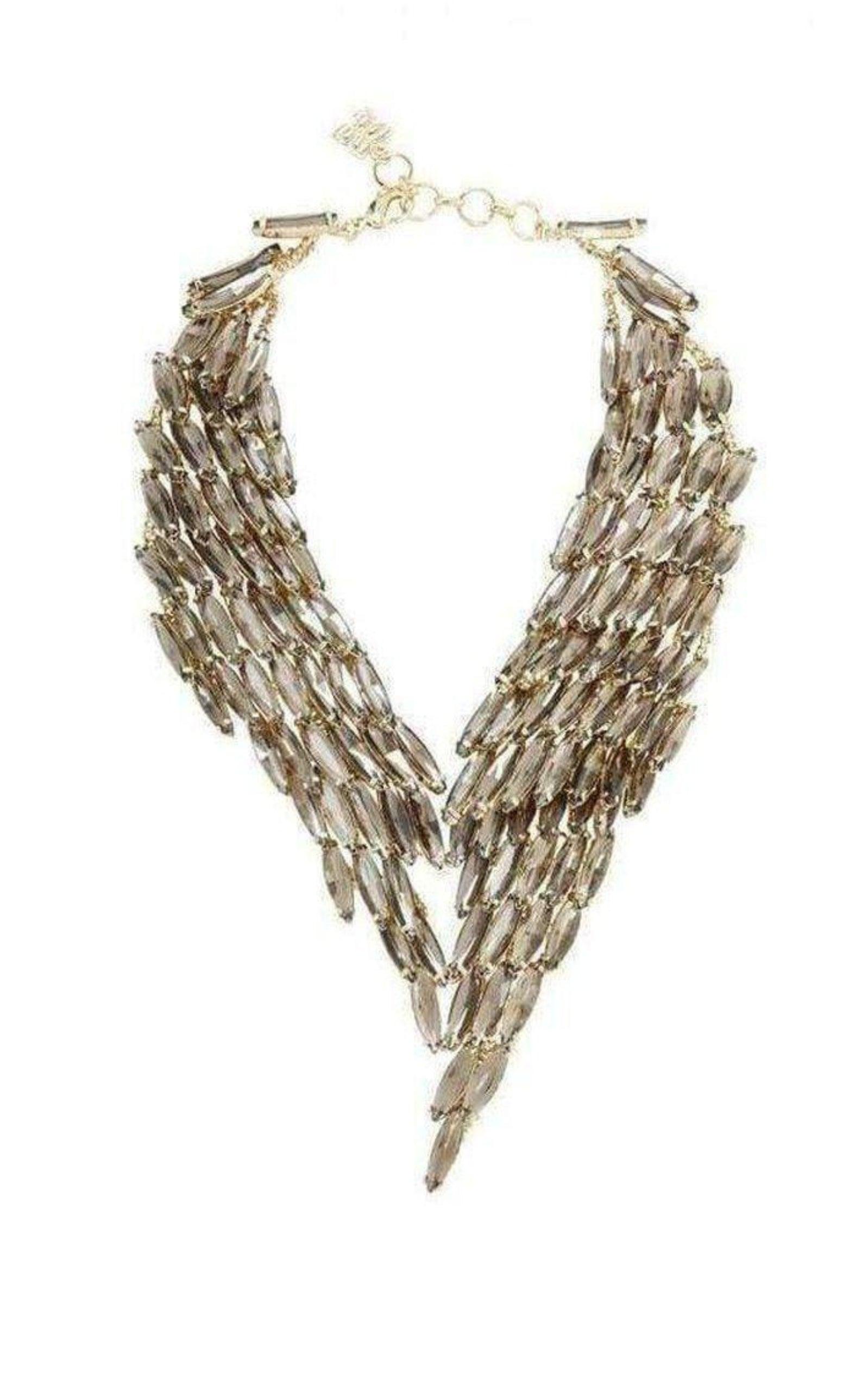 Stone Cascade Necklace BCBGMAXAZRIA