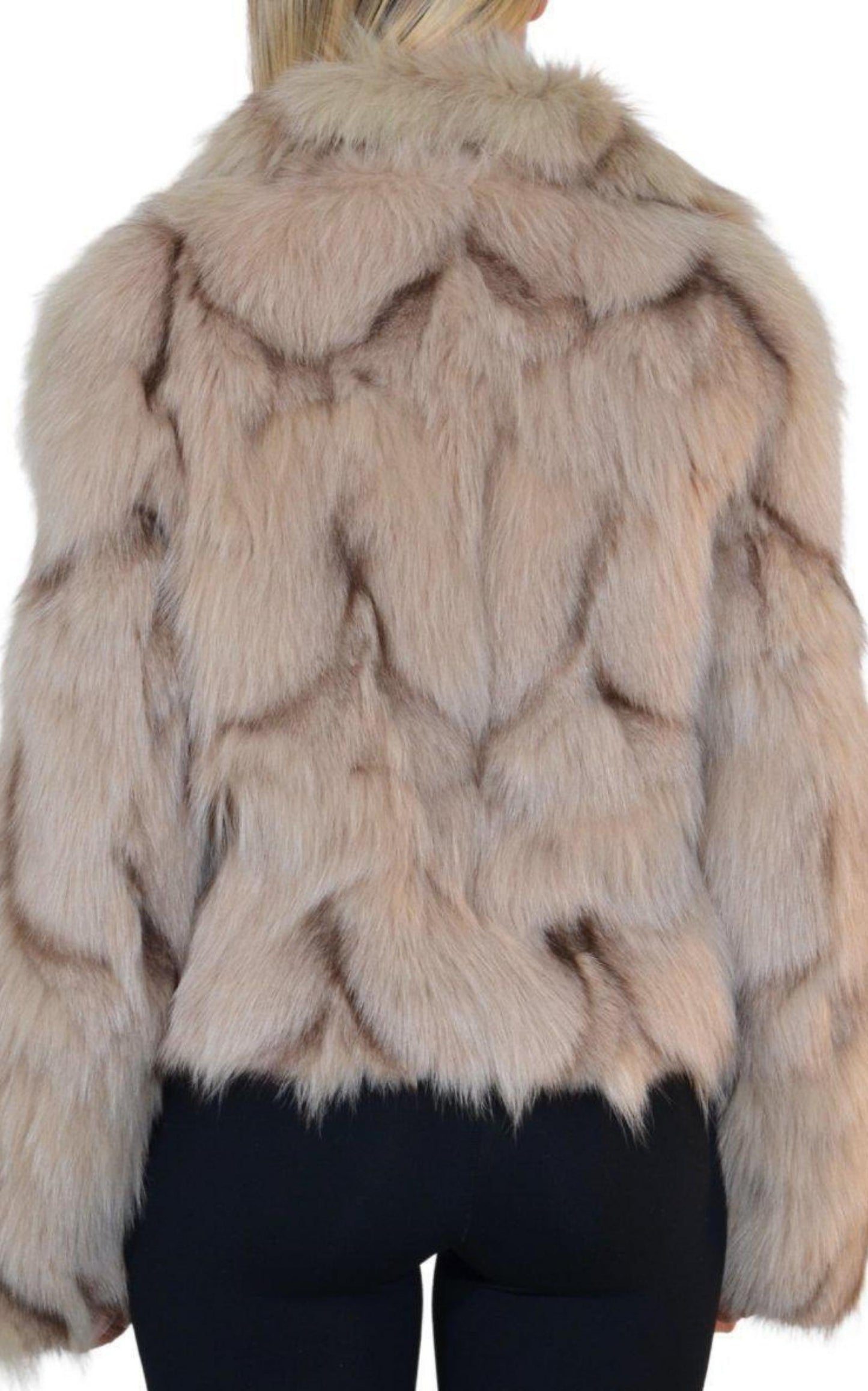 White Fox Coat BCBGMAXAZRIA