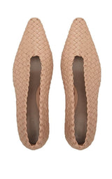 Almond Leather Pumps Bottega Veneta