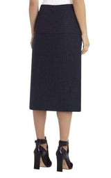  BCBGMAXAZRIACamila Denim Cotton Skirt - Runway Catalog