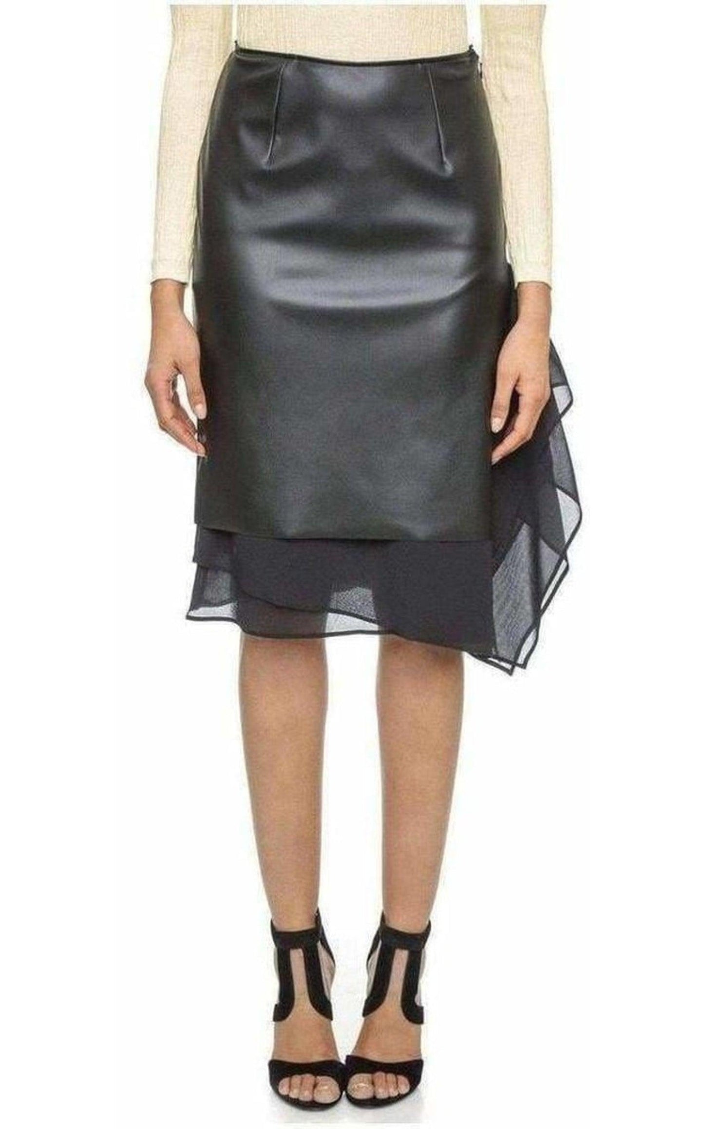 Black Layered Skirt Cedric Charlier