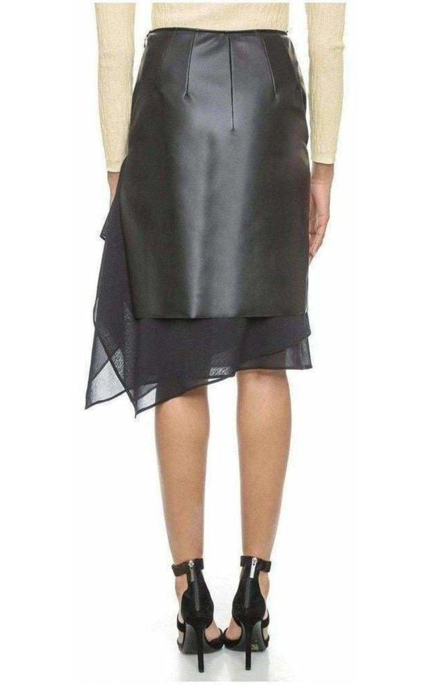 Black Layered Skirt Cedric Charlier