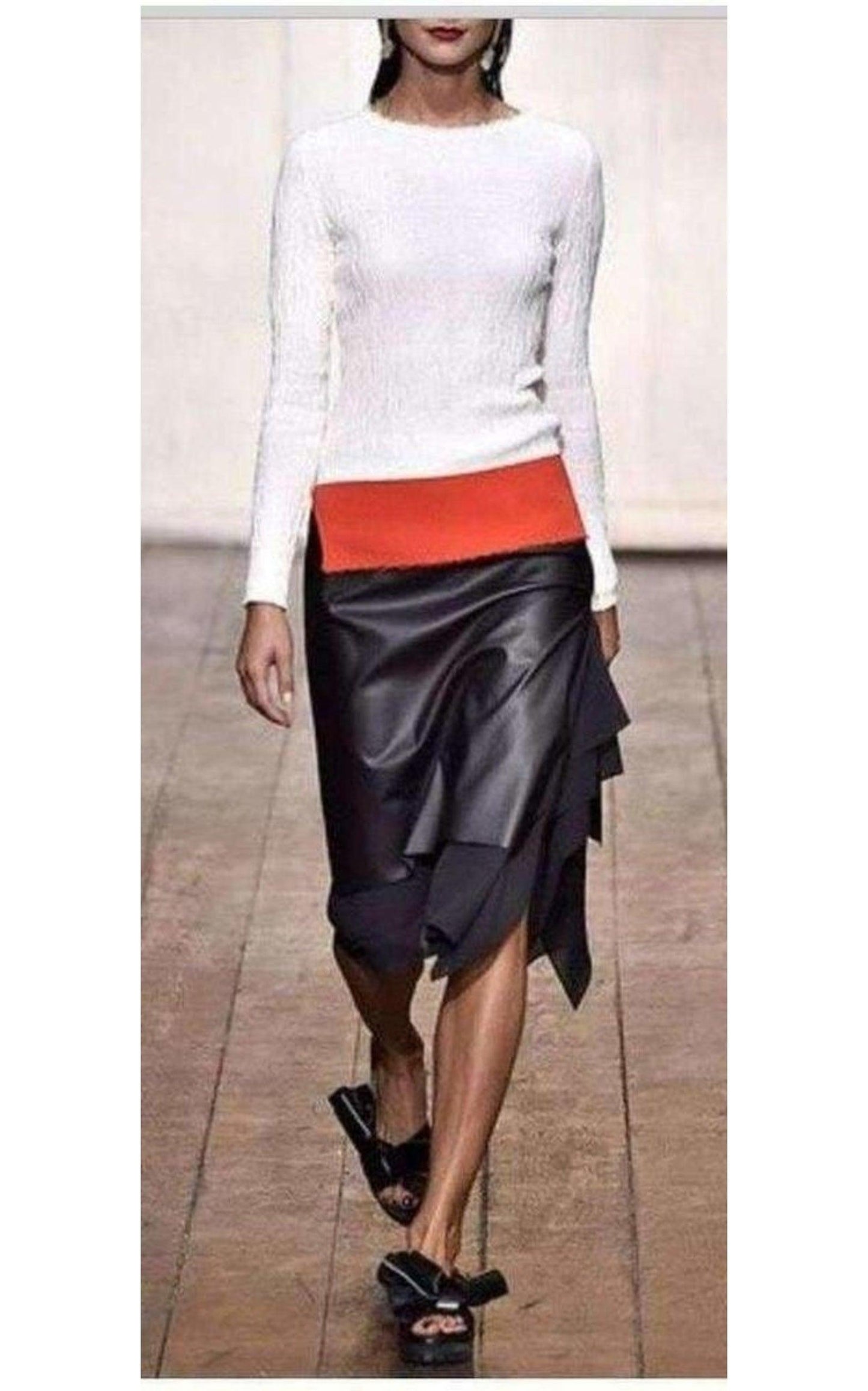 Black Layered Skirt Cedric Charlier