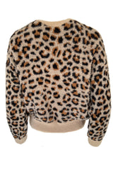 Cheetah Pattern Sweater Cult Moda