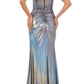 Cult Moda Silver Metallic Cocktail Dress