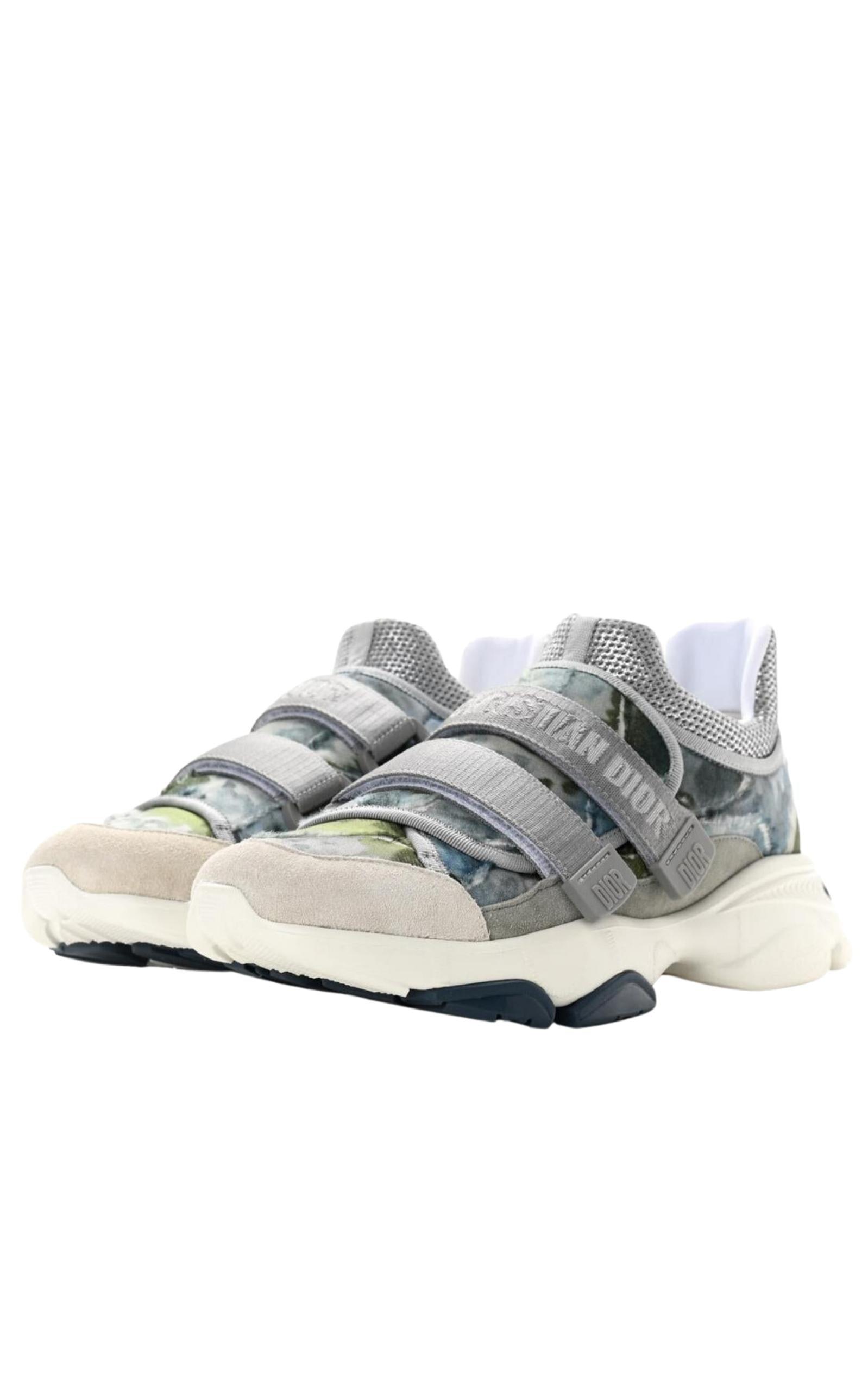 D-Wander Camouflage Techno Fabric Sneakers Dior