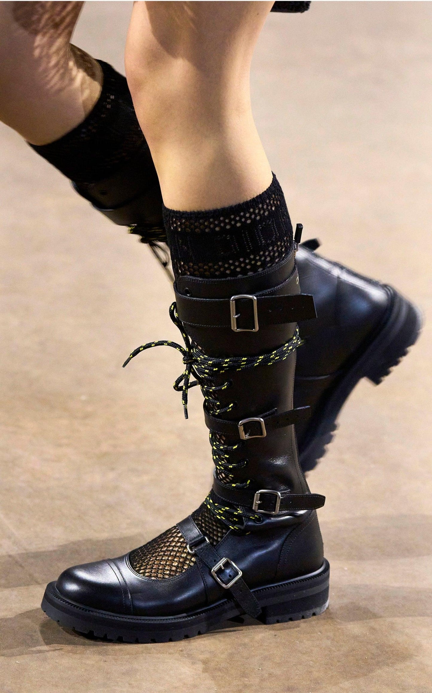 Dioranger Boots in Black Technical Fabric Dior