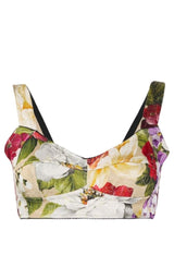 Floral Brocade Bustier Dolce & Gabbana