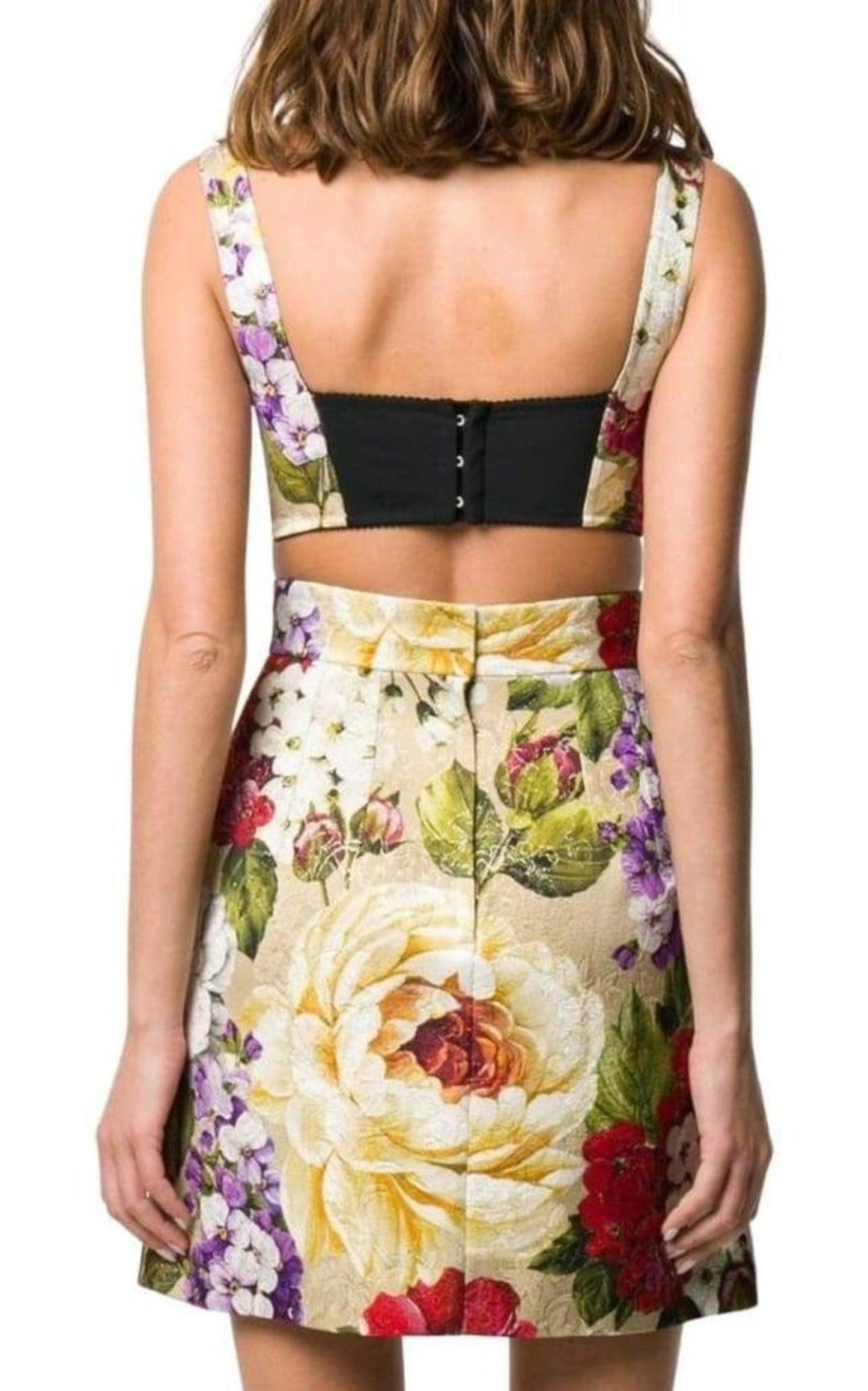 Floral Brocade Bustier Dolce & Gabbana