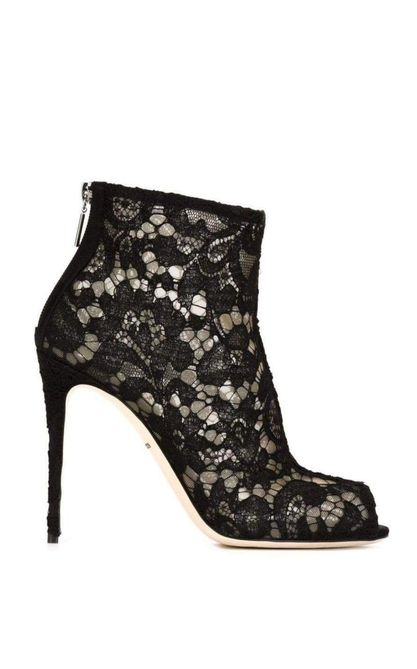 Floral Lace Booties Dolce & Gabbana