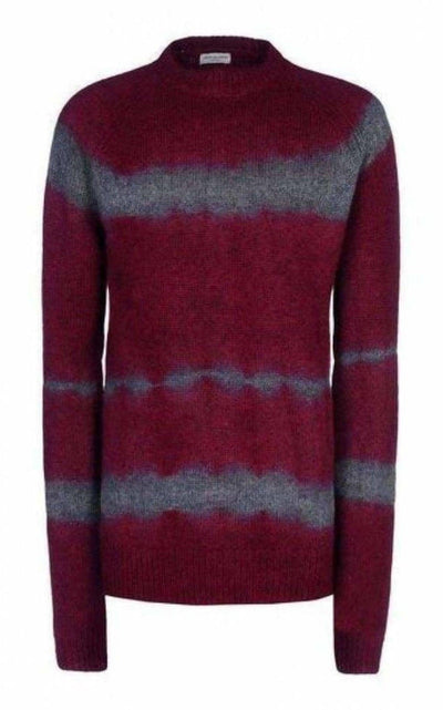 Miles Burgundy Wool Sweater Dries Van Noten