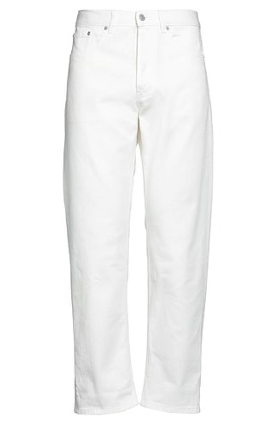 White Denim Jeans Dries Van Noten